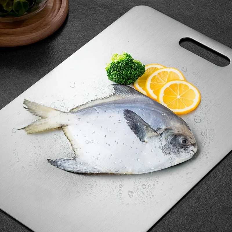 Stainless Steel 3pcs Cutting Boards - BPA-Free Dishwasher Safe