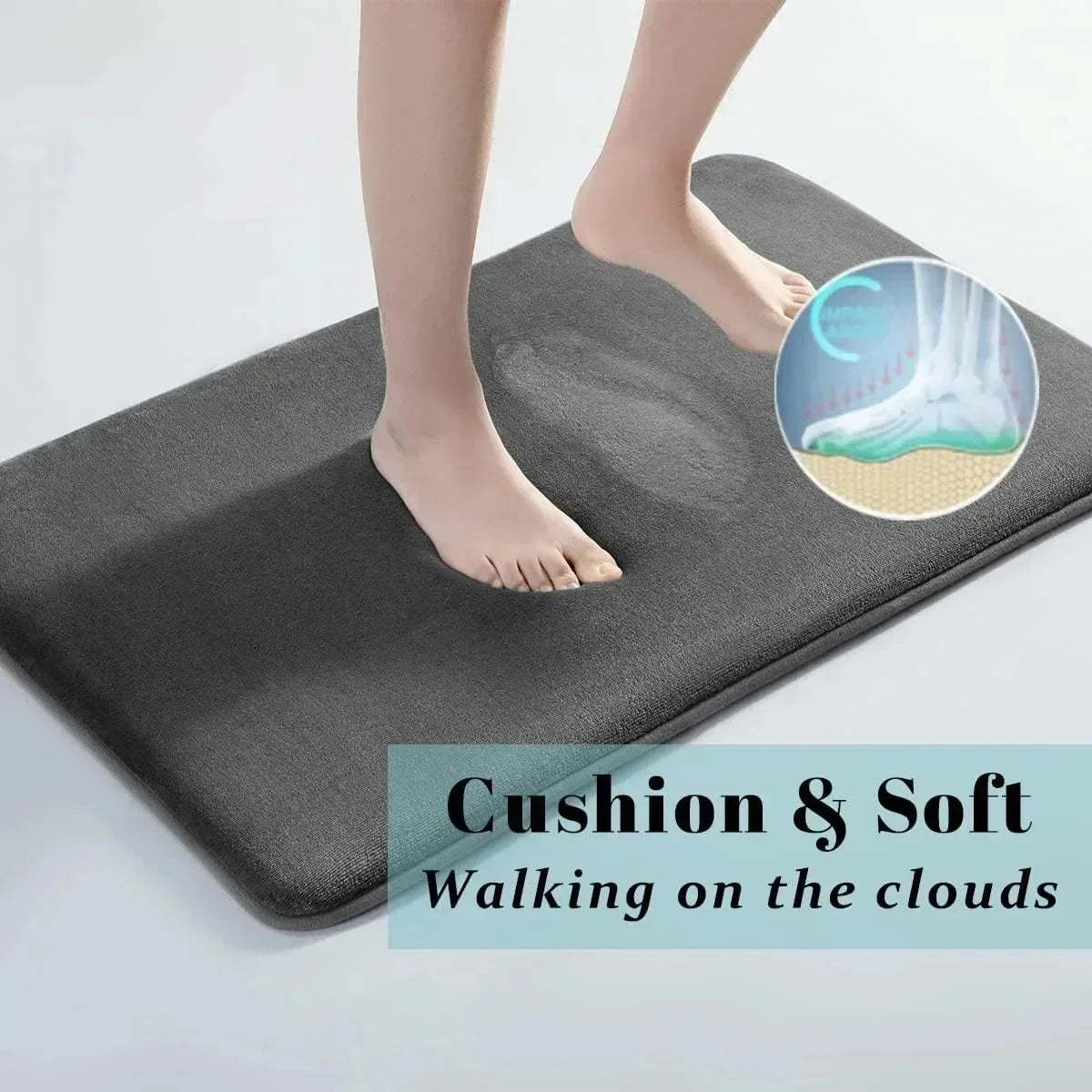 Bathroom Mat Bath Mat Long Hair Floor Mat Bedroom Door Mat Home