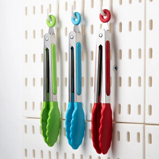 1 piece high temperature resistant nylon stainless steel food clip