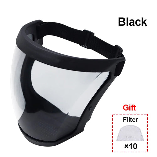 Work Protection Mask Transparent Facial Shield Transparent Facial