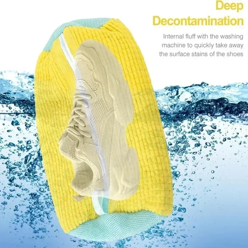 Sneaker Washing Net Bag To Wash Slippers Shoe Laundry Net Washing