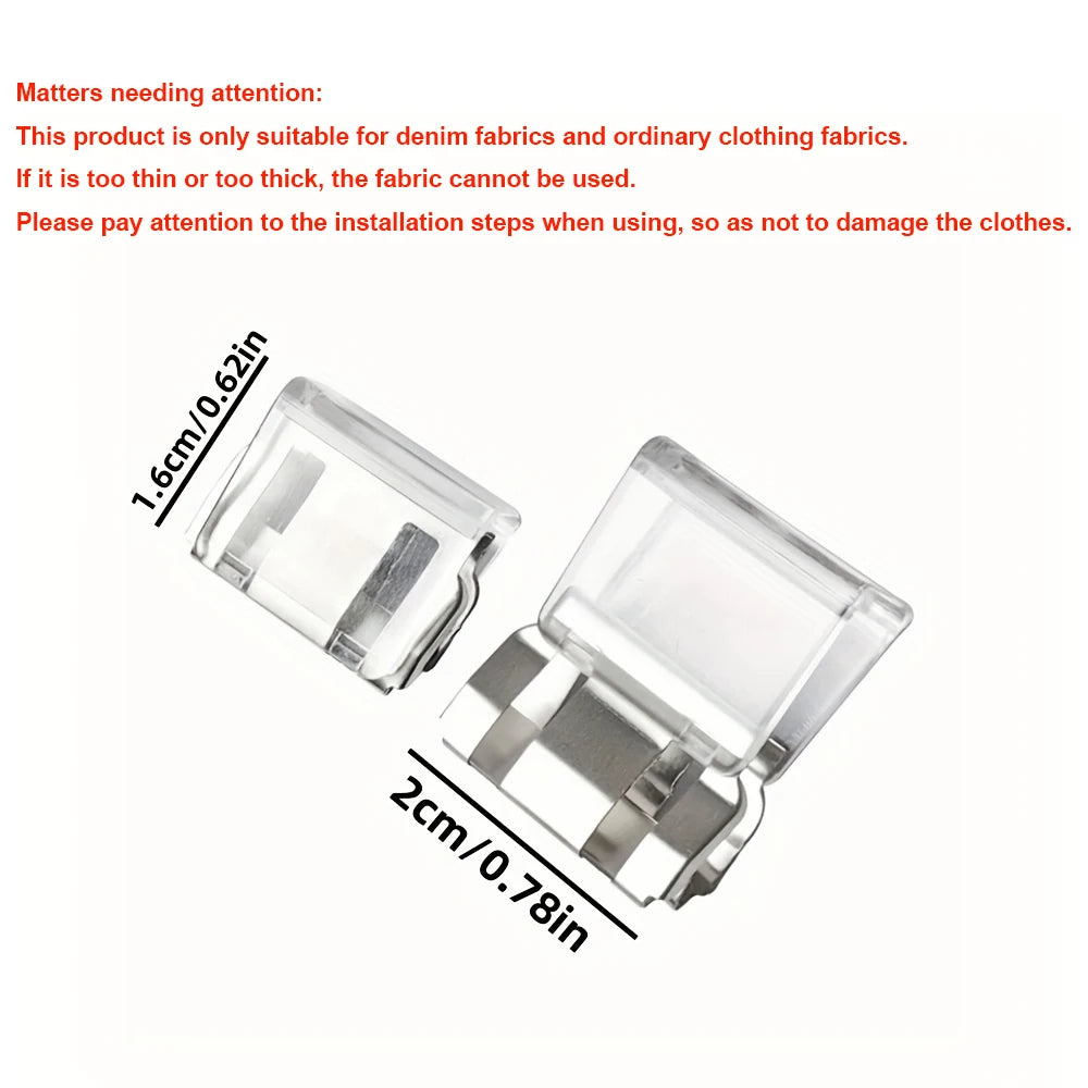 2/4/6/pcs invisible leg shortening clip, non-slip pants edge clip,