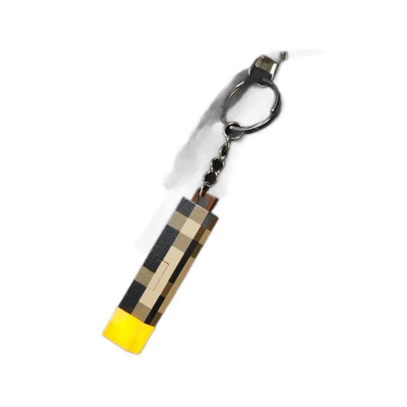 Mini Rechargeable Flashlight Keychain | Plastic Material Game Model