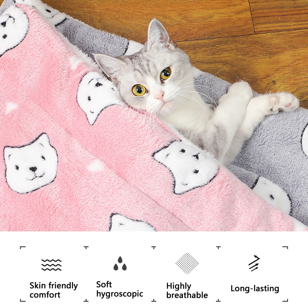 Thickened Comfortable Warm Small Cat Sleeping Cushion Skin-friendly