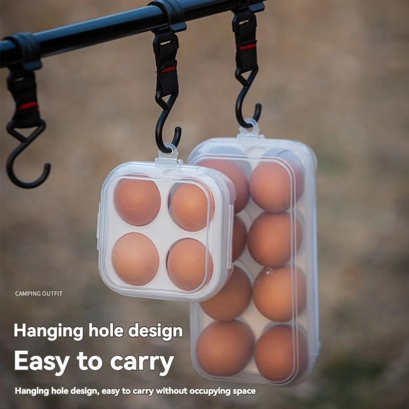 Outdoor Shockproof Egg Box Storage Box, Portable Camping Shatterproof