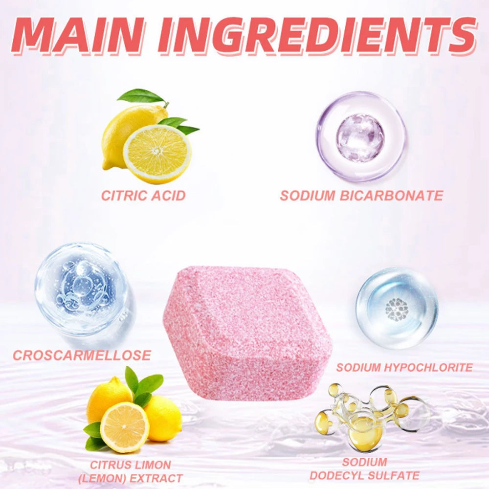 3-20Pcs Toilets Cleaning Effervescent Tablet Toilet Cleaner Deodorant