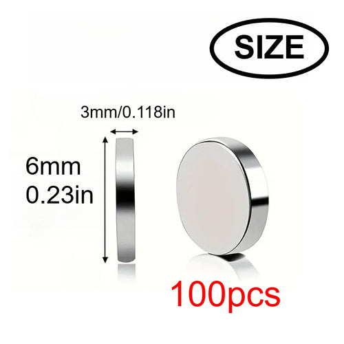 10x3/6x3mm mini whiteboard magnet, widely used in Halloween DIY,