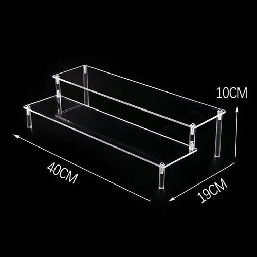 1-5 Tier Acrylic Display Stand,Clear Display Riser Rack for