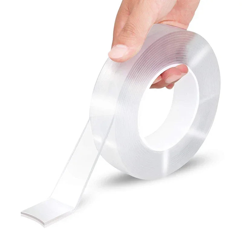 Nano Tape Double Sided Tape Transparent Reusable Waterproof Adhesive