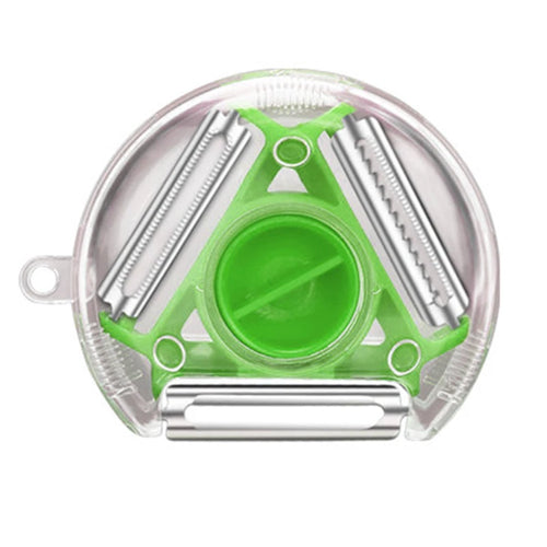 1/3Pcs 3 In 1 Multifunctional Peeler Magic Trio Peeler Set Slicer