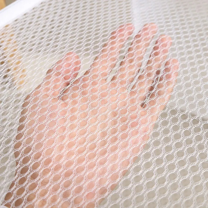 Cartoon foldable laundry basket Three-sided mesh laundry basket