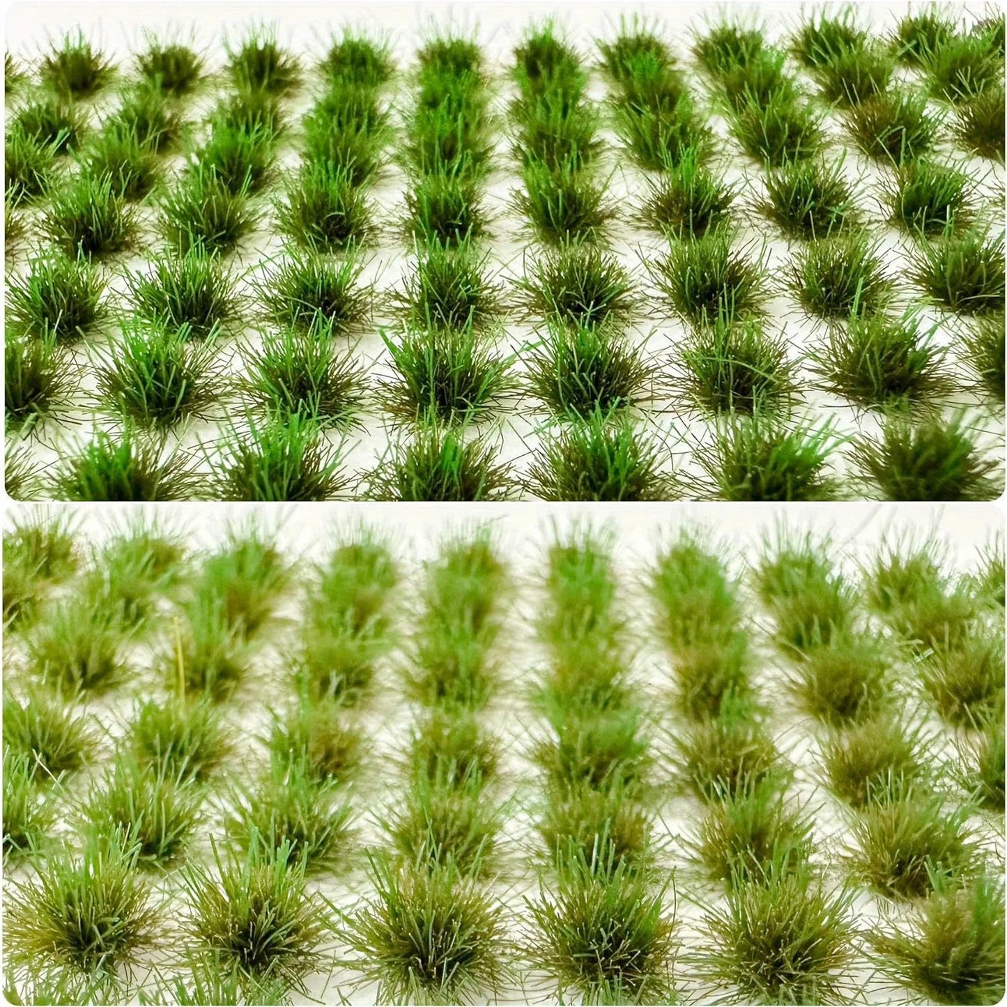 104pcs/pack Static Grass Tuft, Model Grass Tufts Terrain Model Kit