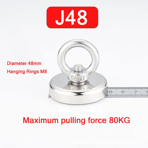 Super Strong Neodymium Fishing Magnet Hook N52 Heavy Duty Rare Earth