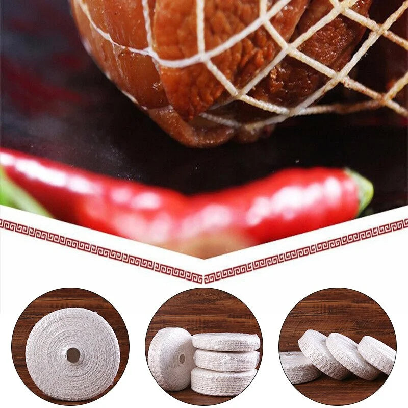3 Meters Cotton Meat Net Ham Sausage Net Butcher's String Sausage Roll