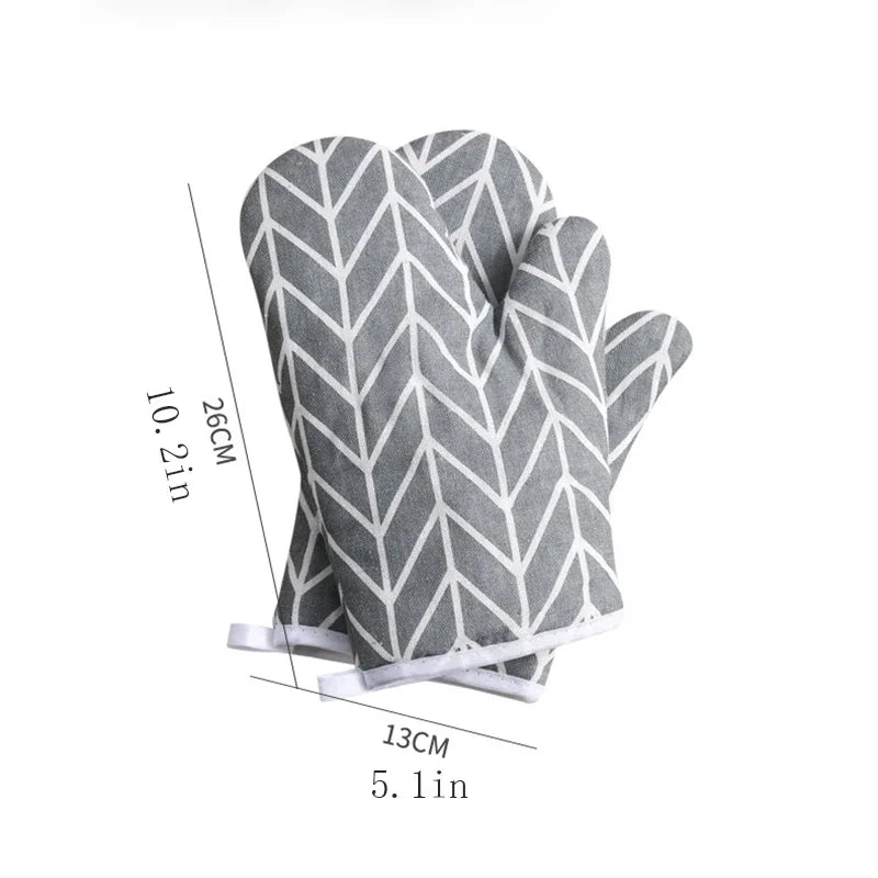 2 pieces of insulated kitchen gloves, heat-resistant microwave gloves,