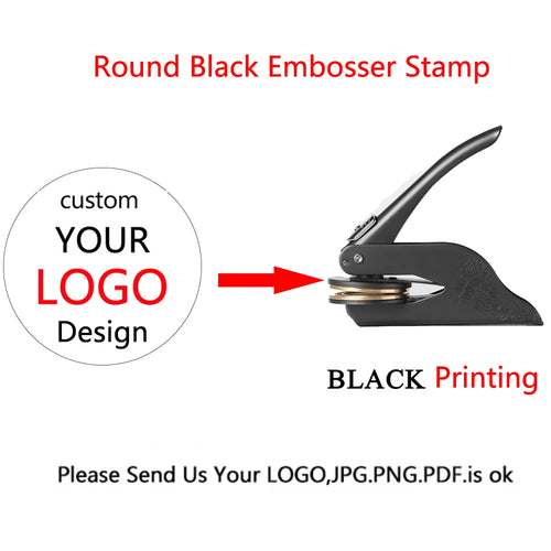 Embosser Stamp LOGO Customized Wedding Library Book Private Seals