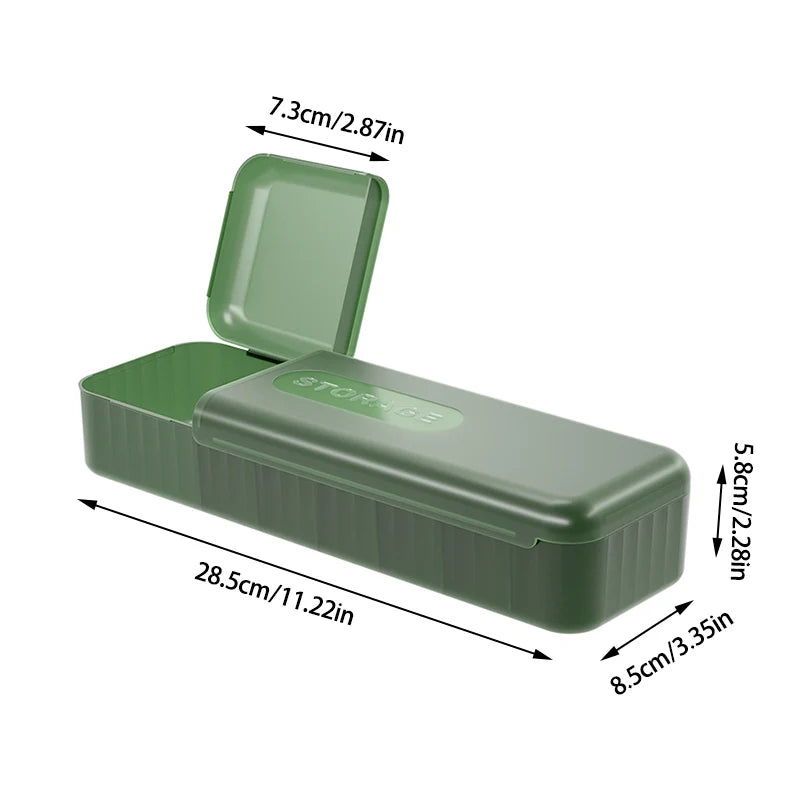 Desktop Covered Data Cable Storage Box, Power Charging Cable Sorting