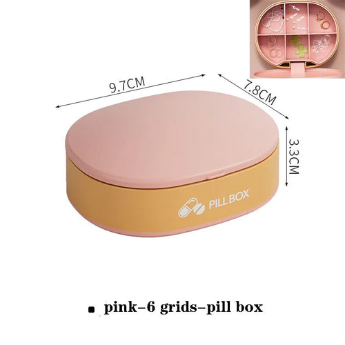 Transparent Plastic box Screw Compartment Box Jewelry Earring Display