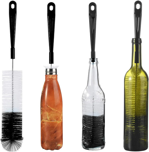 16” Long Bottle Brush Cleaner for Washing Wine/Beer/Sport