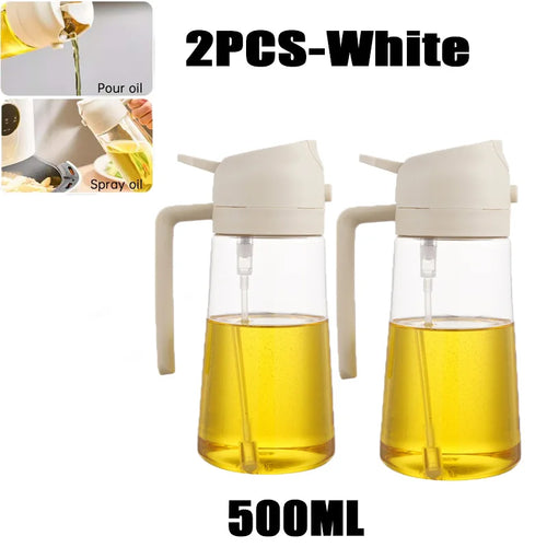 Plastic Spray Oil Sprayer Bottle Spray Oil Dispenser Oil Jar Cruet BBQ