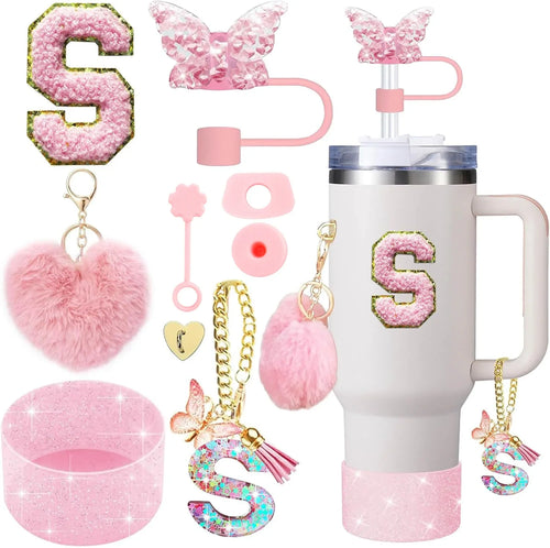 9PCS Cup Accessory Set for Stanley 30oz 40oz Butterfly Straw Cover Cap