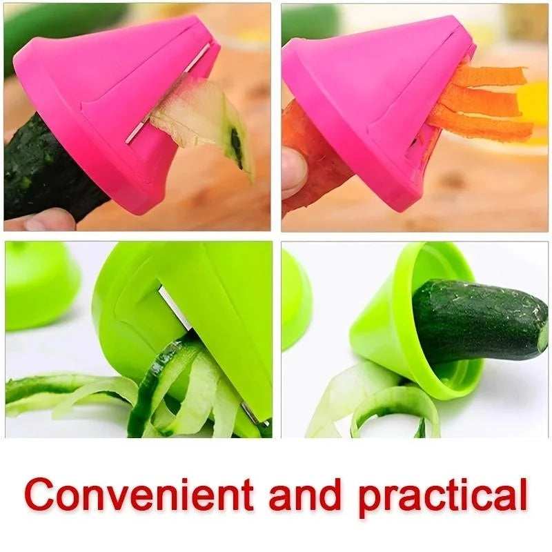 Kitchen Rotating ShredderSpiral Peeler Manual Vegetable Slicer Fruit