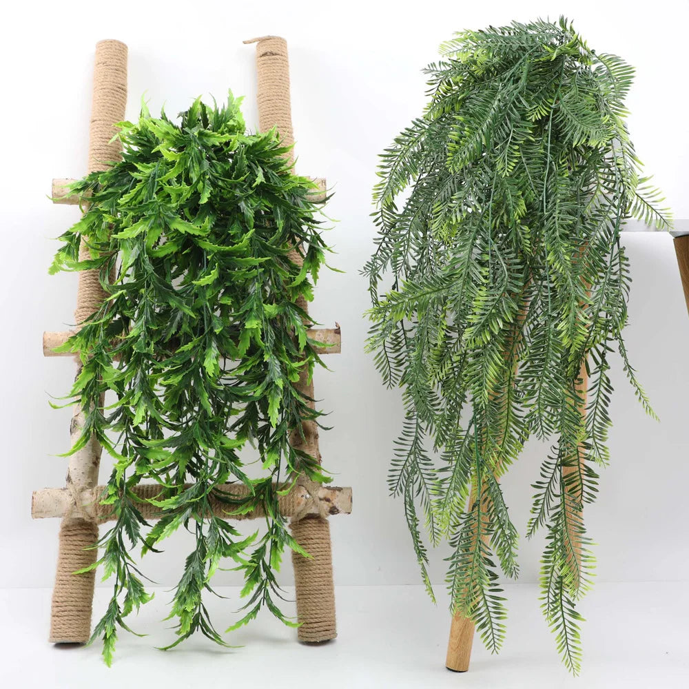 90cm Persian fern Leaves Vines Home Room Decor Hanging Artificial