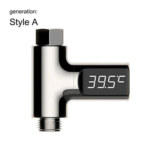 LED Display Home Water Shower Thermometer 5 To 85 Degrees Celsius