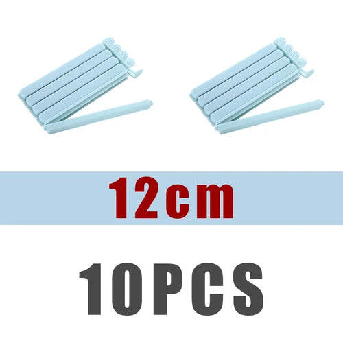 10PCS Bag Clips Food Snack Sealing Clip12/15.5cm Portable Kitchen