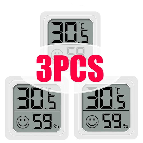 1/3/4/6 PCS Mini LCD Digital Thermometer Hygrometer Indoor Room