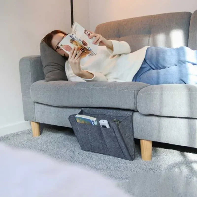 Storage Hang Bag Felt Dormitory Bed Sofa Bedroom Carpet Store Content