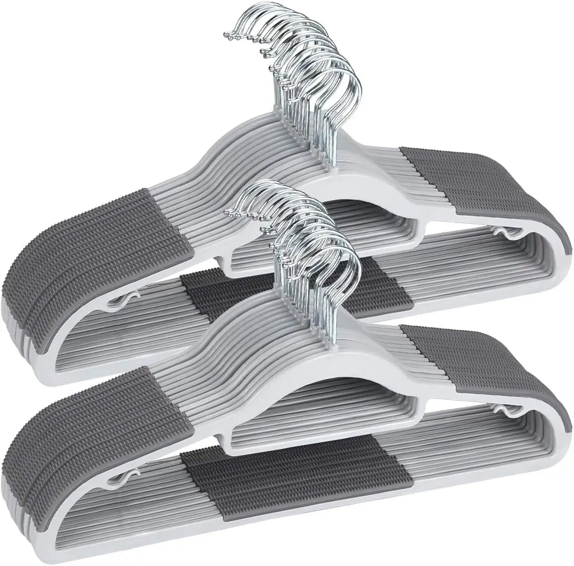 10 Piece Set Of Heavy-Duty Dry And Wet Hangers With Anti Slip Pads