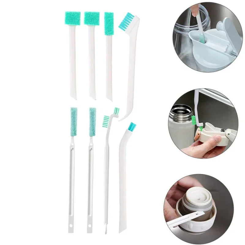 Household Cleaning  Brush Set for Bottle Window Crevice Clean Cleaning