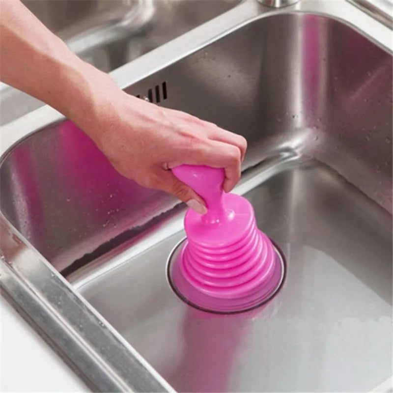 1PC Pipeline Dredge Suction Cup Toilet Plungers Press Cleaning Sink