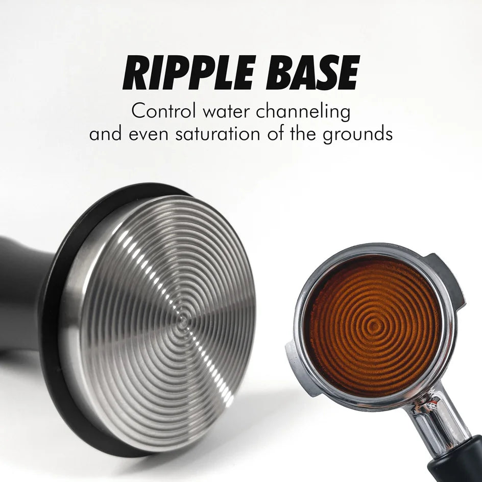 Coffee Tamper 58mm 54mm 51mm Ripple Base Leveling Constant Pressure