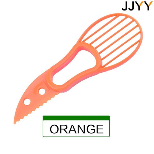 JJYY 3 In 1 Avocado Slicer Shea Corer Butter Fruit Peeler Cutter Pulp