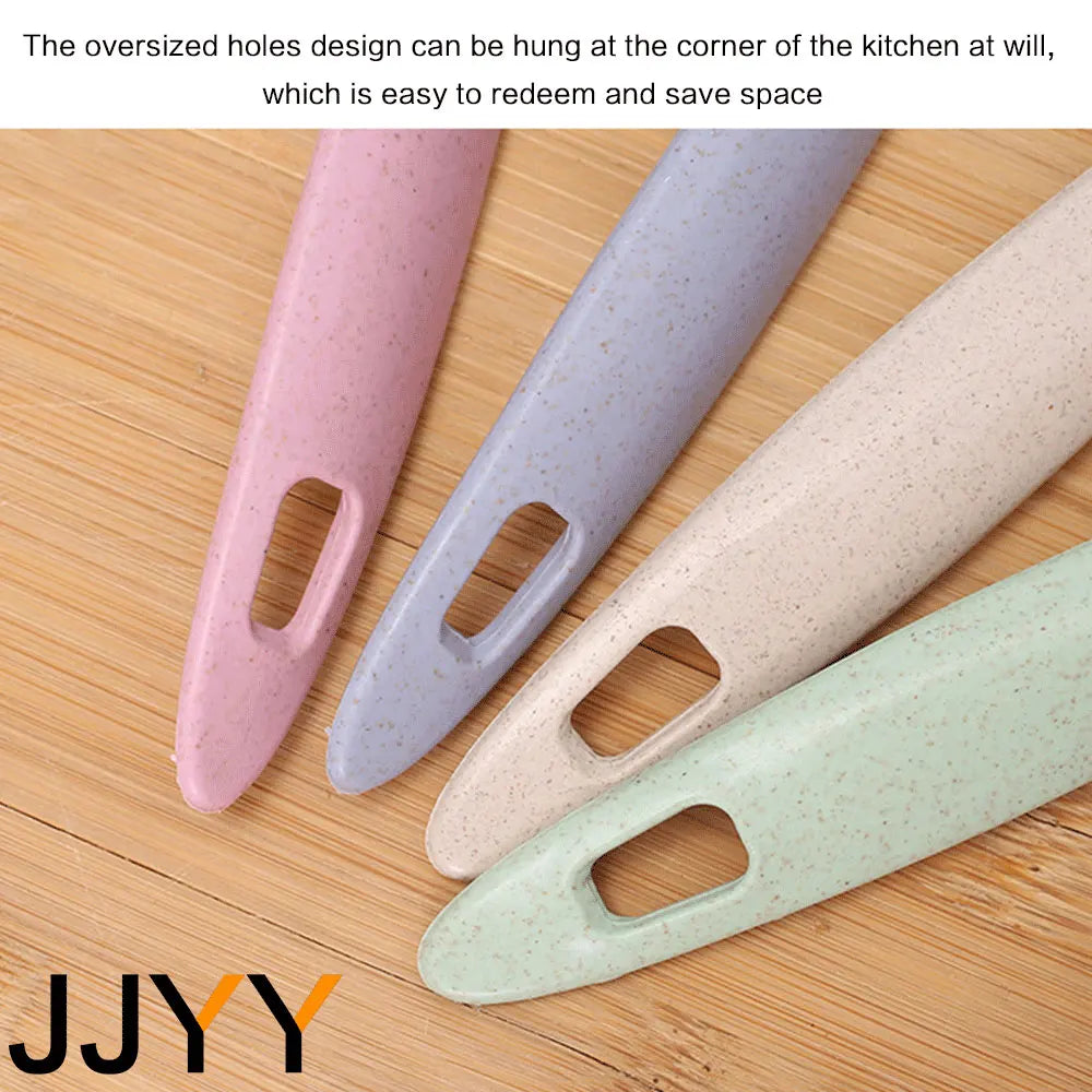 JJYY The 2 in 1 Kitchen Spoon Spoon Long handle Plastic Colander