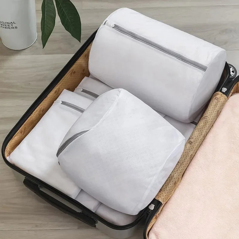 1/2pcs Versatile Shoe Washing Bag Durable Mesh Laundry Bag for
