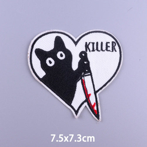 Punk Funny Patch Iron On Patches For Clothing Thermoadhesive Patches