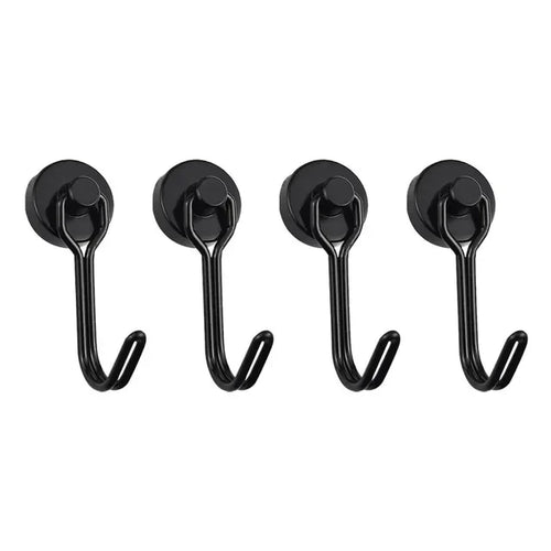 Heavy 1/2/4/8Pcs Duty Magnetic Hooks Strong Neodymium Magnet Hook
