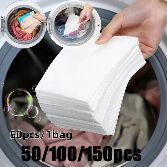 50/100/150pcs 50pcs/1bag Anti-Staining Laundry Tablet Color Catcher