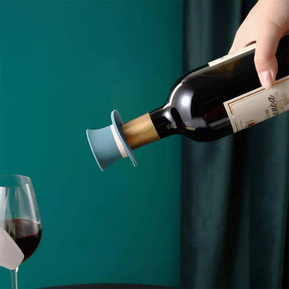 Magic Hat Wine Bottle Stopper Seal Cork Cover Silicone Wine Bottle