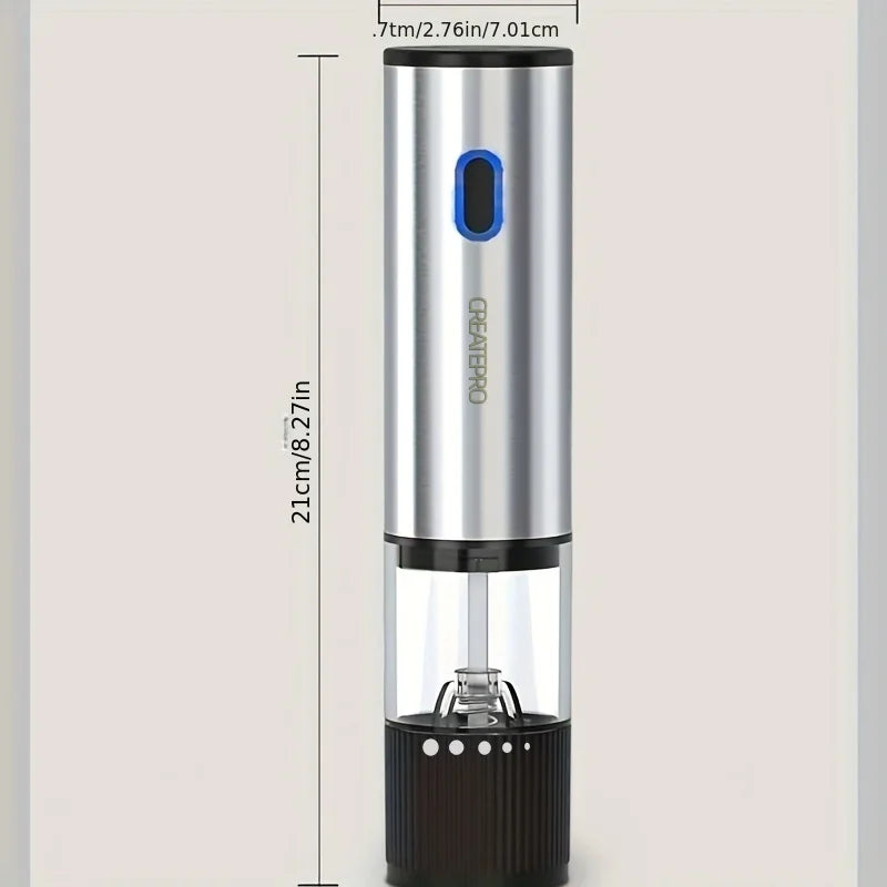 Electric Salt and Pepper Grinder Automatic Rechargeable Pepper Mill