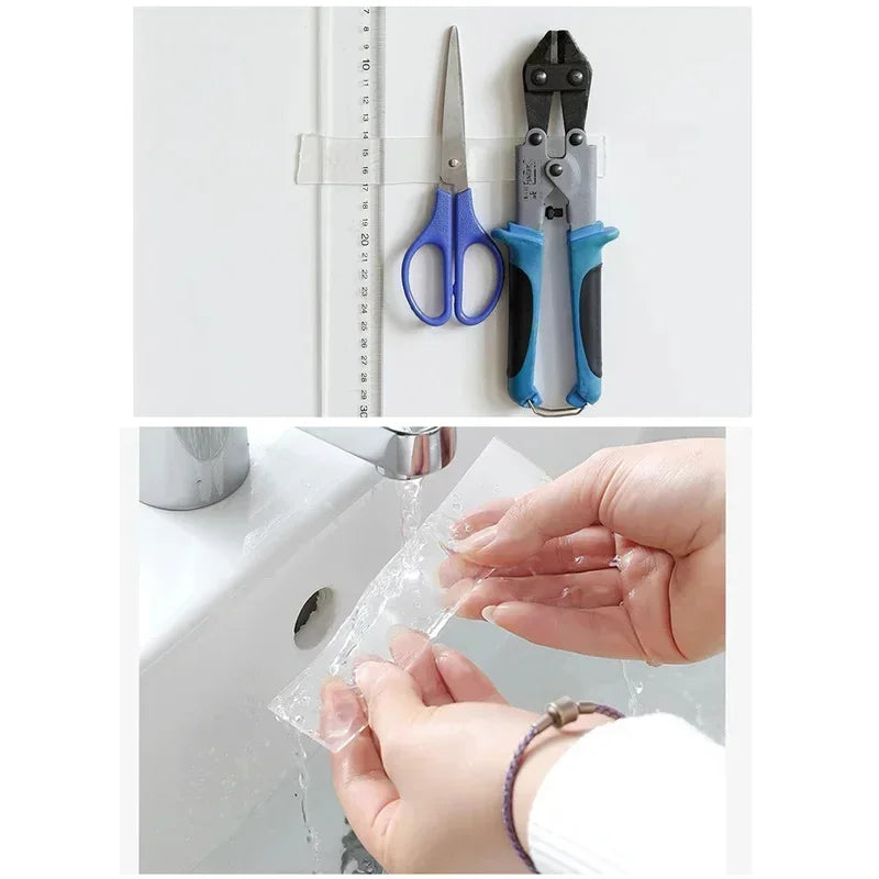 Nano Tape Double Sided Tape Transparent Reusable Waterproof Adhesive