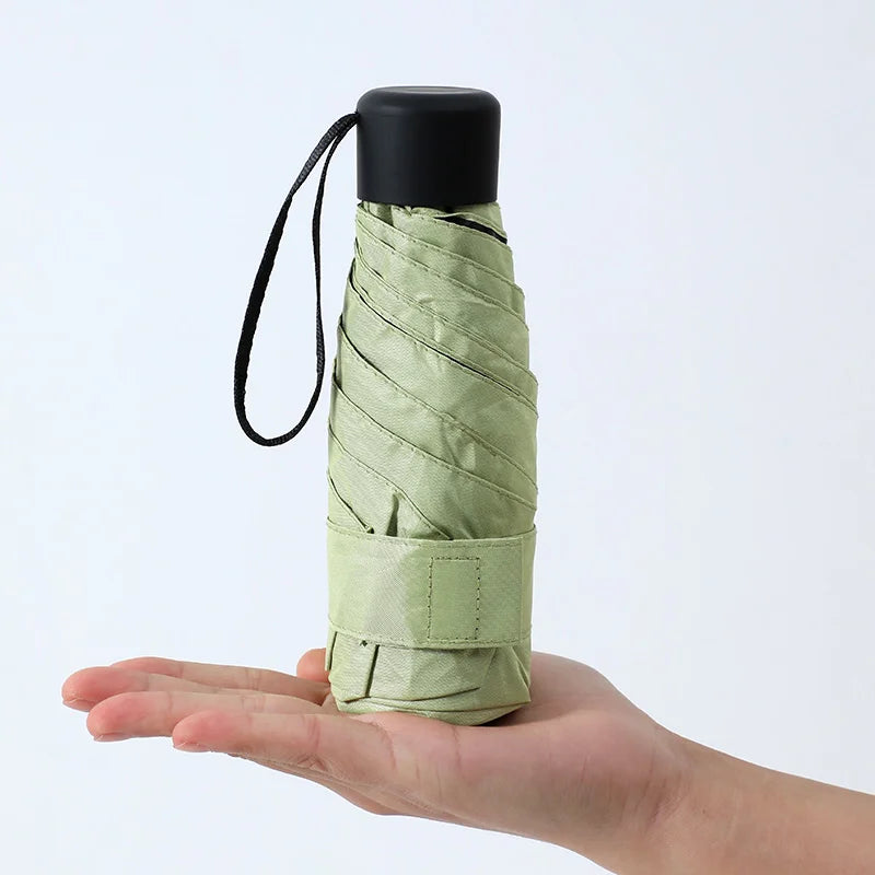 Ultralight Mini Pocket Women's Small Windproof Folding Umbrella Travel