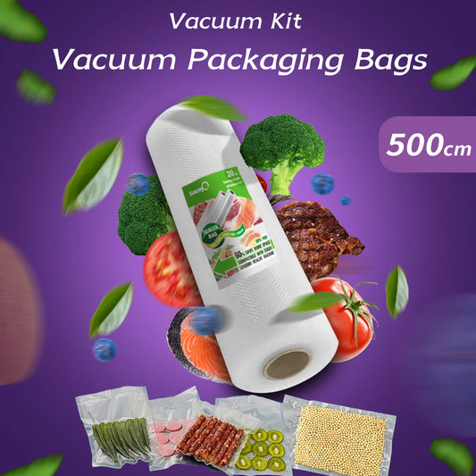 Single roll length 500cm, textured roll bag, vacuum compression bag,