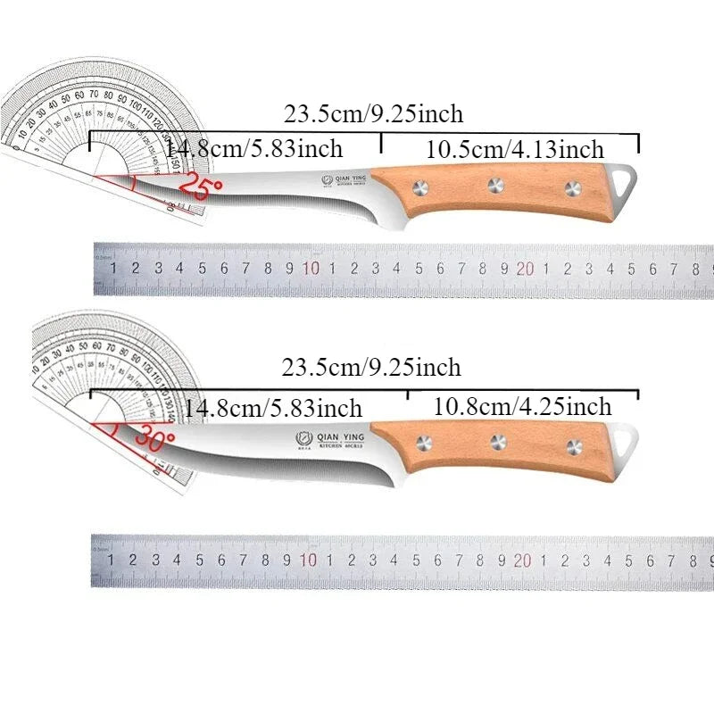 High manganese steel knife for cutting and bone removal kitchen