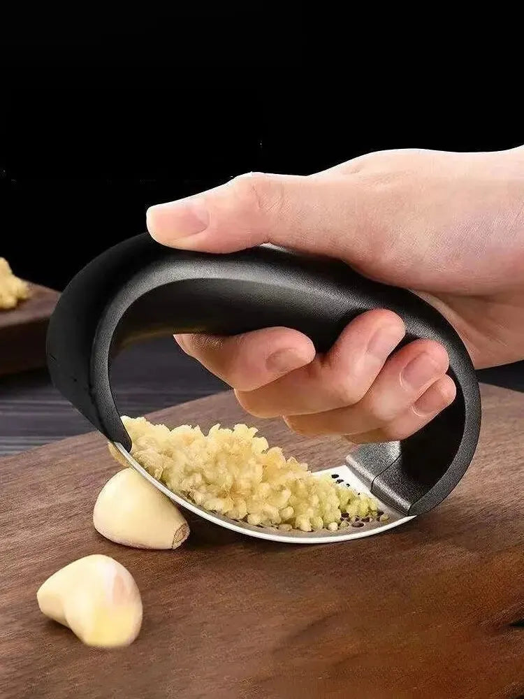 1pc Stainless Steel Garlic Press Crusher Manual Garlic Mincer Chopping