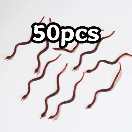50pcs Realistic Bugs Funny Toy Fake Cockroach Novelty Insects
