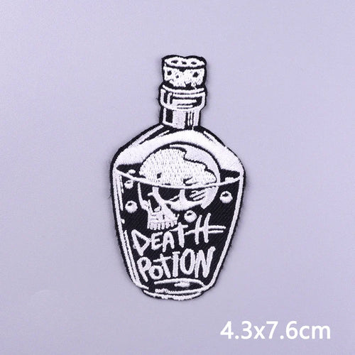 Punk Funny Patch Iron On Patches For Clothing Thermoadhesive Patches